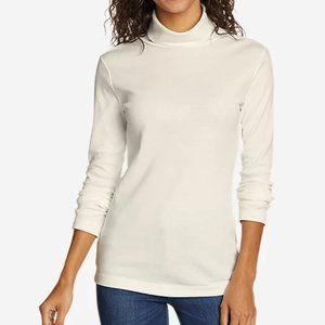 Eddie Bauer ivory turtleneck.  XL.  New- still in packaging.